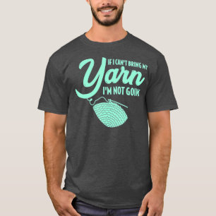 Wenn ich meine Garne nicht mitbringen kann, werde  T-Shirt