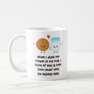 Wenn ich meine Kekse in meine Milch verstauchte, d Kaffeetasse
