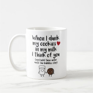 Wenn ich meine Kekse in Milch tauche, denke ich an Kaffeetasse