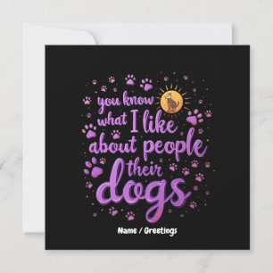 Wenn ich meinen Hund nicht mitbringen kann, gehe i Einladung