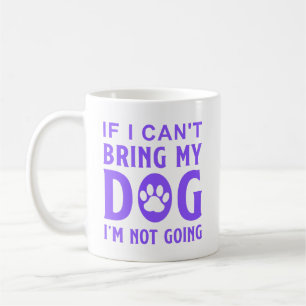 Wenn ich meinen Hund nicht mitbringen kann, gehe i Kaffeetasse