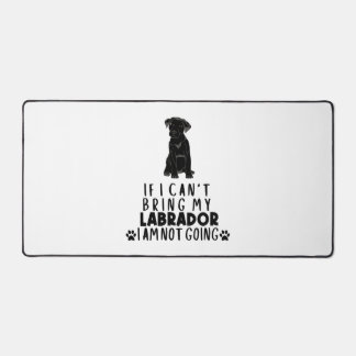 Wenn ich meinen schwarzen Labrador Hund nicht mitb Schreibtischunterlage