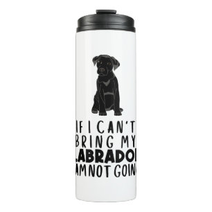 Wenn ich meinen schwarzen Labrador Hund nicht mitb Thermosbecher