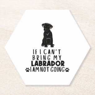 Wenn ich meinen schwarzen Labrador Hund nicht mitb Untersetzer