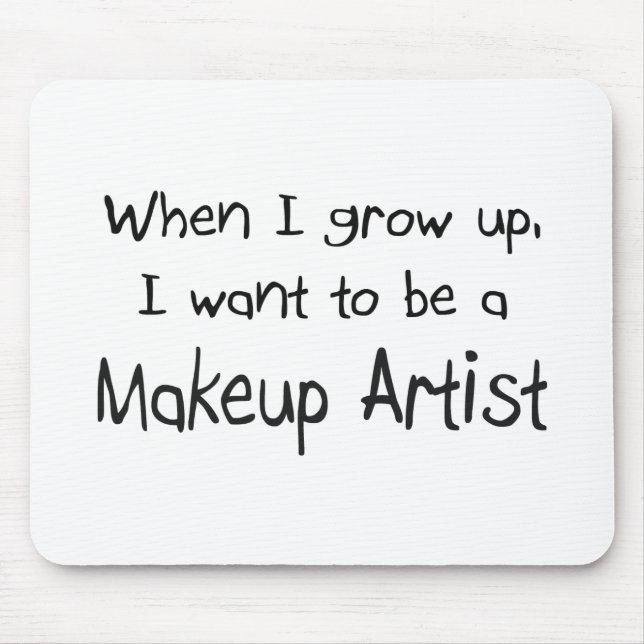 Wenn ich mich aufwachse, wollen Sie, um ein Mousepad (Vorne)