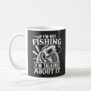 Wenn ich nicht fischen Lover Fisherman Vater Spaß  Kaffeetasse
