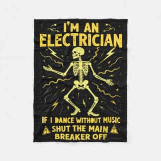 Wenn ich ohne Musik tanze, bin ich ein Elektriker. Fleecedecke