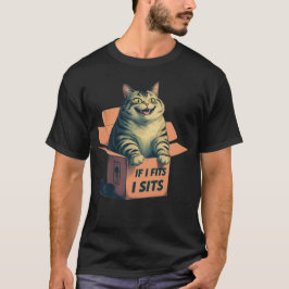 Wenn ich passt, sitze ich Katze T-Shirt