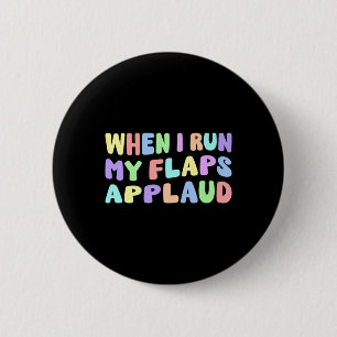 Wenn ich renne, klatschen meine Flügel Applaus edl Button