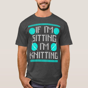 Wenn ich sitze, wenn ich lustiges Knittern von Lov T-Shirt