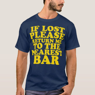 Wenn ich verloren habe, gebt mir bitte das nächstg T-Shirt