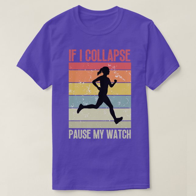 Wenn ich zusammenstürze, meine Uhr 11 T-Shirt (Design vorne)