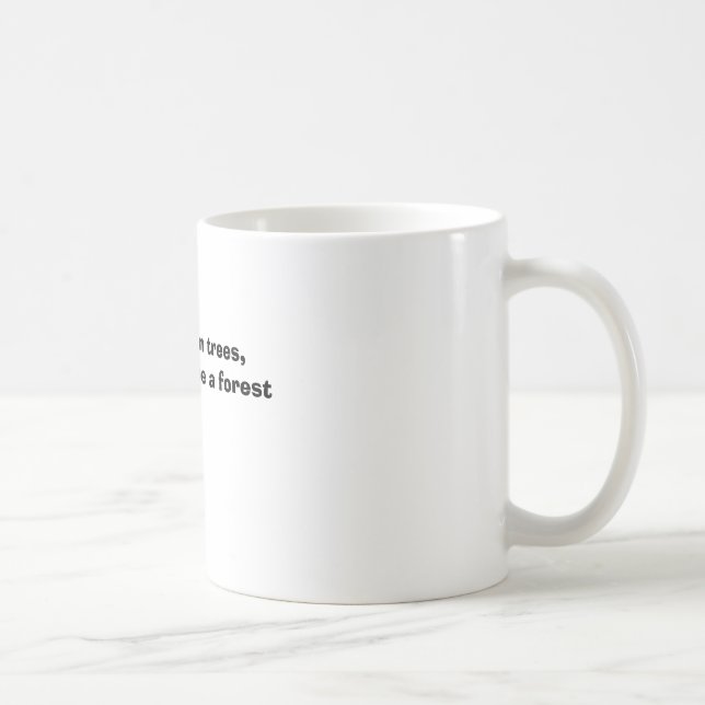 Wenn Idioten auf Bäumen wuchsen, würde dieser Kaffeetasse (Rechts)