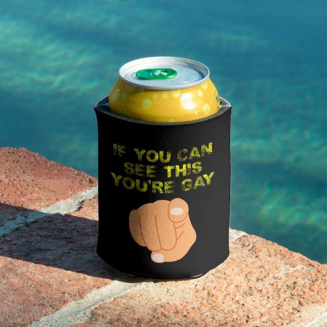 Wenn ihr das sehen könnt, seid ihr schwul-fröhlich dosenkühler (In Situ Pool)