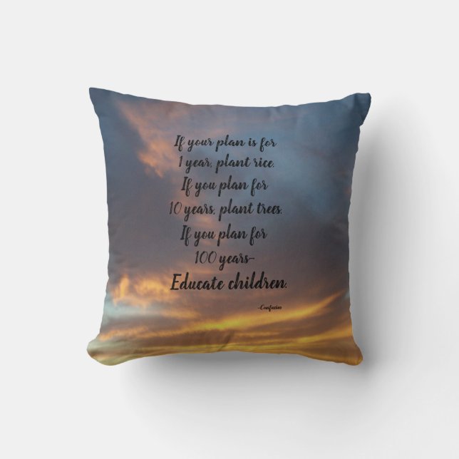 WENN IHR PLAN KONFUZIUS DURCH PILLOW KISSEN (Vorderseite)