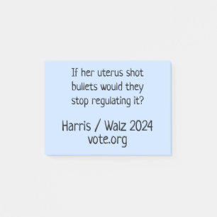 Wenn ihr Uterus Kugeln schießt GOTV Notizen an die
