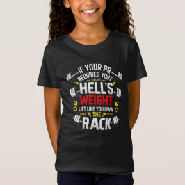 Wenn Ihre pr-gymnastische Motivation mit weißem Te T-Shirt