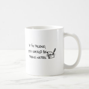 Wenn Im sprechend, Sie Kenntnisse nehmen Kaffeetasse
