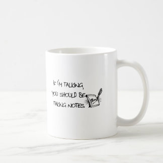 Wenn Im sprechend, Sie Kenntnisse nehmen Kaffeetasse