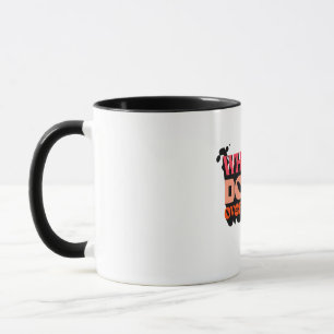Wenn im Zweifel, überdenken Sie es - witzig modern Tasse