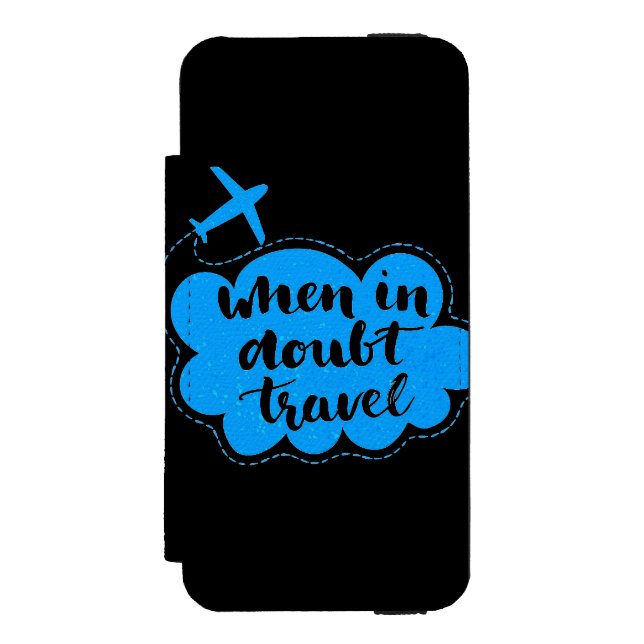 Wenn in der Zweifels-Reise-Wolke Incipio iPhone Geldbeutel-Hülle (Folio Vorderseite)