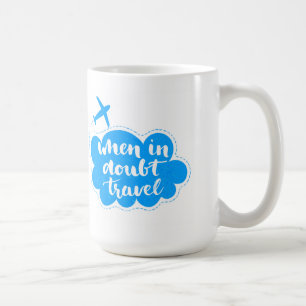 Wenn in der Zweifels-Reise-Wolke Kaffeetasse