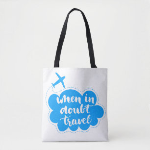 Wenn in der Zweifels-Reise-Wolke Tasche