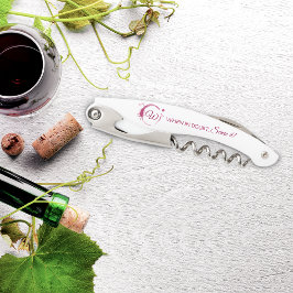 Wenn in Zweifel schrauben Sie es - Fun Monogramm-K Kellnermesser