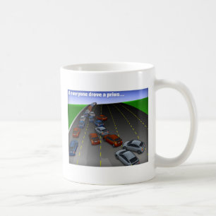 …, wenn jeder ein prius fuhr kaffeetasse