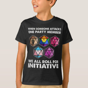 Wenn jemand ein Party angreift, werden wir alle T-Shirt