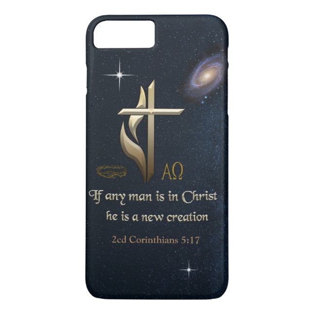 Wenn jemand in Christus ist, ist er eine neue Schö Case-Mate iPhone Hülle (Rückseite)