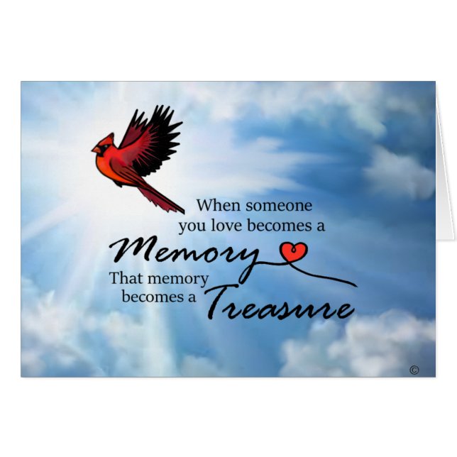 Wenn jemand Sie Liebe, Kardinal (Vorderseite (Horizontal))