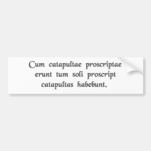 Wenn Katapulte ....... geächtet werden Autoaufkleber