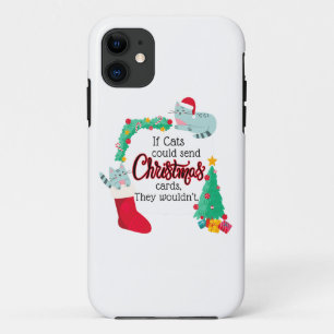 Wenn Katzen Weihnachtskarten schicken würden, würd Case-Mate iPhone Hülle