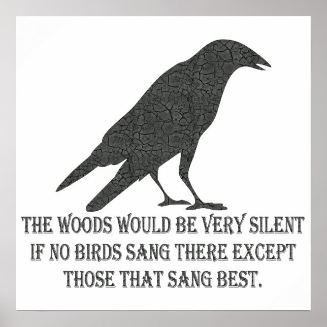 Wenn keine Vögel Sang Poster (Vorne)