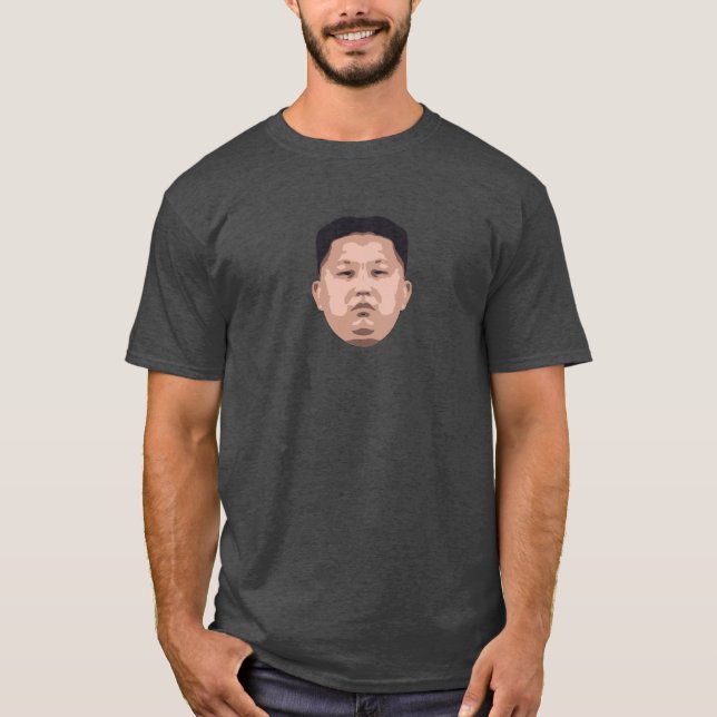 Wenn Kim Jong Un wirklich symmetrisch wäre T-Shirt (Vorderseite)