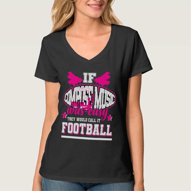 Wenn Komposition einfach wäre, würden sie es Fußba T-Shirt (Vorderseite)