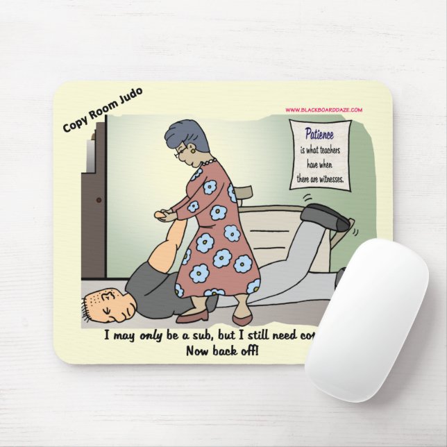 Wenn Lehre ein olympischer Sport war Punkt 2 Maus  Mousepad (Mit Mouse)