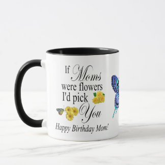 Wenn Mamas Blumen-Identifikations-Auswahl Sie Tasse
