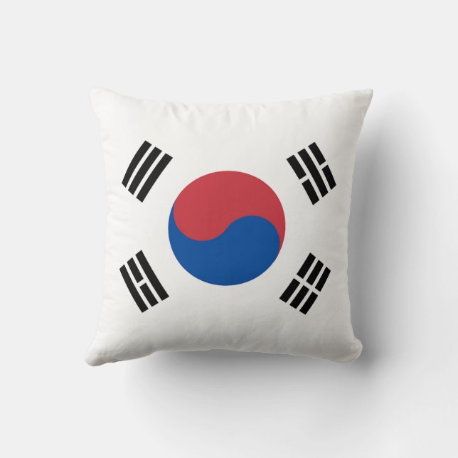 Wenn man Korea Liebe, Taegeukgi Kissen (Rückseite)