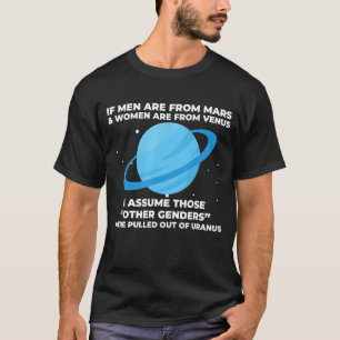 Wenn Männer aus Mars und Frauen aus der Venus von T-Shirt
