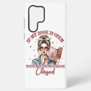 Wenn mein Buch geöffnet ist... Samsung Galaxy Hülle