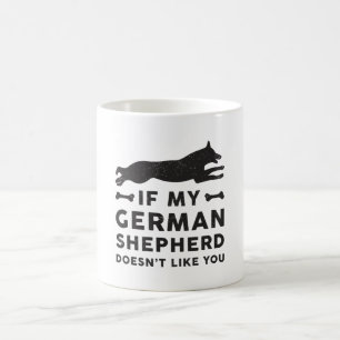 Wenn mein deutscher Schäferhund-Hundeliebhaber Vin Kaffeetasse