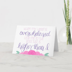 Wenn mein Herz überlastet ist Blank Card Karte