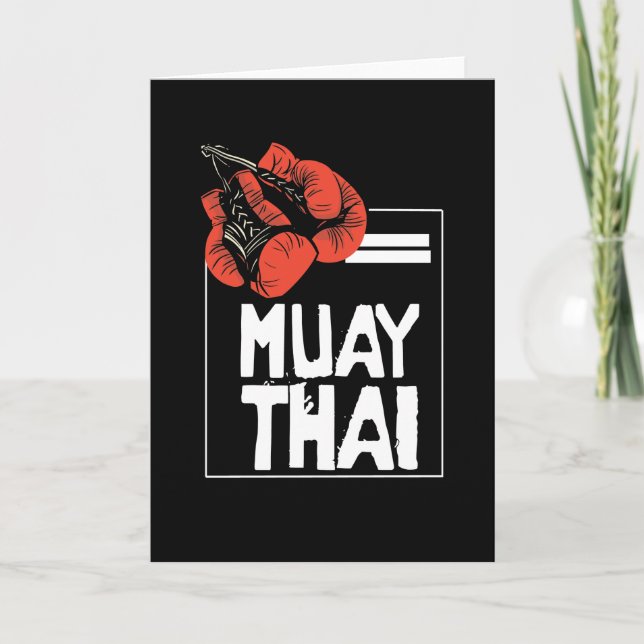 Wenn Muay Thai Ihr Leben ist Karte (Vorderseite)