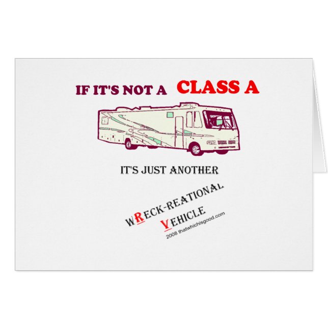 Wenn nicht eine Klasse A RV? (Vorderseite (Horizontal))