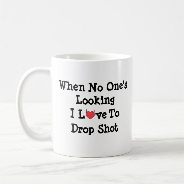 Wenn niemand sieht, ich Liebe zu fallen Shot Tasse (Links)