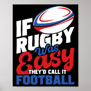 Wenn Rug Football und Wrestling Ringer für Männer  Poster