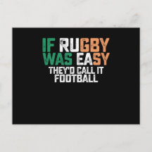 Wenn Rugby einfach war, nennen sie es Fußball