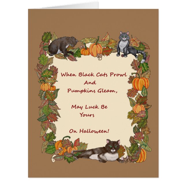 Wenn schwarze Katzen herumstreichen (Vorderseite)